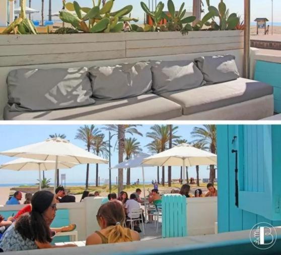 Beach Valencia Luxury A40-13 Apartment With Terrace And Sea Views المظهر الخارجي الصورة