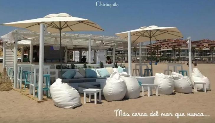 Beach Valencia Luxury A40-13 Apartment With Terrace And Sea Views المظهر الخارجي الصورة